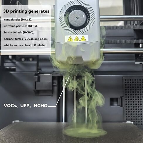 فلتر قطع غيار FYSETC لـ Flashforge AD5X: فلتر هواء الكربون المنشط AD5M HEPA مع قدرة امتصاص عالية، تنظيف الدخان الناتج عن الطباعة ثلاثية الأبعاد ABS PA PC Carbon PETG in Saudi Arabia