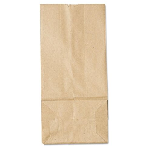 General GK5500 #5 Paper Grocery Bag, 35lb Kraft, Standard 5 1/4 x 3 7/16 x 10 15/16, (Case of 500 Bags) in Saudi Arabia