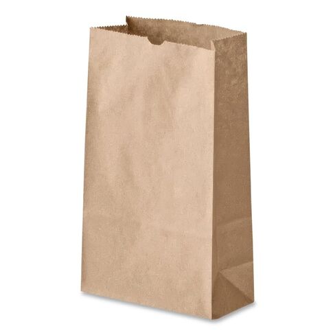 General GK5500 #5 Paper Grocery Bag, 35lb Kraft, Standard 5 1/4 x 3 7/16 x 10 15/16, (Case of 500 Bags) in Saudi Arabia