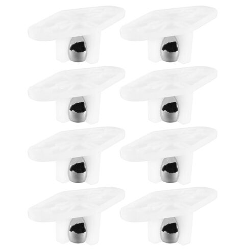 Mobestech 8pcs Vacuum W420 Steel Ball Swivel Casters 360 Degree Screw Mounted Ball Transfer Units for Industrial Material Handling and DIY Applications in Saudi Arabia