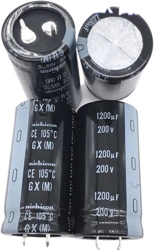 2 قطعة 1200 فائق التوهج 200 فولت 25x50 مللي متر 200V1200uF المفاجئة في PSU مكثف in Saudi Arabia