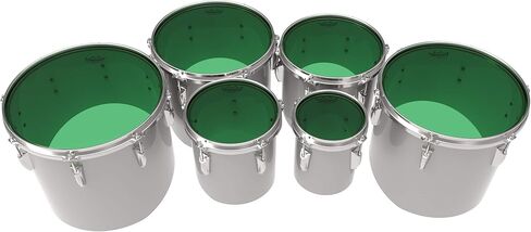 Remo Emperor Colortone Crimplock Green Tenor, Drumhead 12" in Saudi Arabia