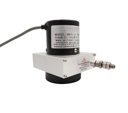 1pc Economical Wire Pull Displacement Sensor, High Precision Displacement Sensor, Wire Pull Encoder, Gate Opening Meter(白色) in Saudi Arabia