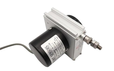 1pc Economical Wire Pull Displacement Sensor, High Precision Displacement Sensor, Wire Pull Encoder, Gate Opening Meter(白色) in Saudi Arabia