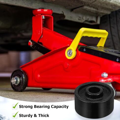 Cabilock Jack Front Wheel Replacement, 2.5 Inch Iron Floor Jack Parts for 2 Ton Hydraulic Horizontal Floor Automotive RV Stabilization, Universal Roller Accessory with Professional Bearing in Saudi Arabia