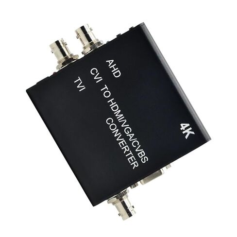 محول 4K TVI/AHD/CVI إلى HDMI/VGA/VCVBS يدعم الكاميرا حتى مدخل 4K(8MP)، حلقة BNC واحدة للشاشة أو DVR in Kuwait