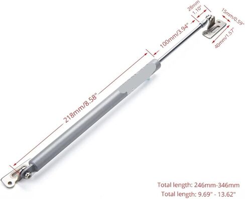 250N/25kg Copper Hydraulic Spring Hinge Force Door Lift Support Kitchen Cupboard 1Pcs in Saudi Arabia