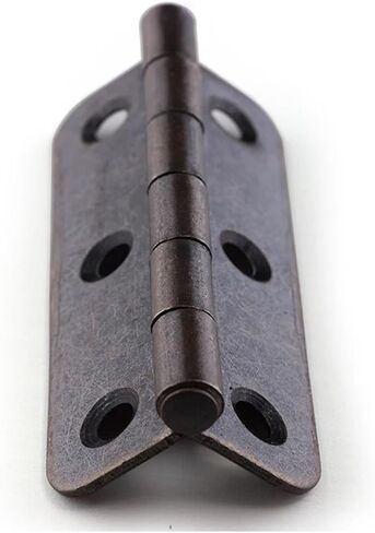 3 Inch Antique Copper Iron Round Corner Hinges Open 270 Degree Furniture Hinge with Free Screws 1Pcs in Saudi Arabia