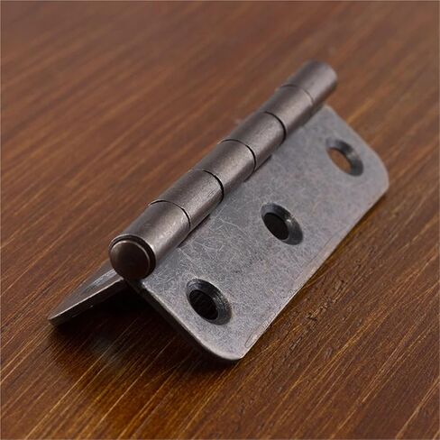 3 Inch Antique Copper Iron Round Corner Hinges Open 270 Degree Furniture Hinge with Free Screws 1Pcs in Saudi Arabia