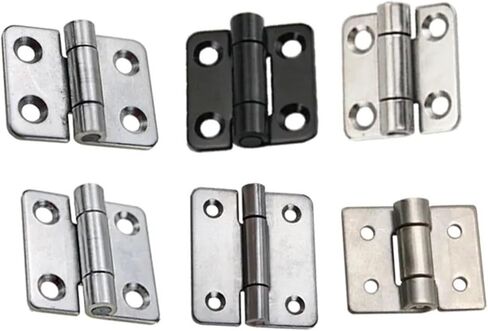 304 مفصلات تخميد من الفولاذ المقاوم للصدأ أبواب تحكم بلوحة المعدات الصناعية 1 قطعة (25X32mm-0.3N.m) in Kuwait
