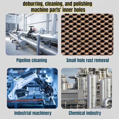 50 in Pipe Cleaning Brush Set with Stainless Steel Bristles, 5X Wire Brush with 4X Galvanized Flexible Rods, Stainless Steel Pipe Brush for Rust Polish,Tubes,Auto Parts Cleaning in Saudi Arabia