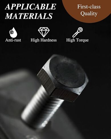 (1Box) 3/8" x 6" Hex Head Lag Screws Bolts with Flat Washers, 8Sets 304 Stainless Steel 18-8 Heavy Duty 3/8 Lag Bolts for Wood with Hex Socket in Saudi Arabia