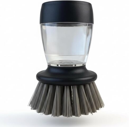 Soap Dispensing Dish Brush with Replaceable Heads – Leak-Proof Kitchen Scrub Brush for Dishes, Sinks & Pots – Ergonomic Non-Slip Handle in Saudi Arabia