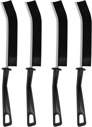 4 Pcs Hard Bristle Crevice Cleaning Brush Set, Crevice Gap Cleaning Brushes Tools, Grout Cleaner Brush for Household Bathroom Kitchen Sink Toilet Window Track Groove Gap Cleaner Tools in Saudi Arabia