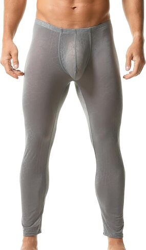 Mens Activewear Leggings See Through Long Solid Tight Pants Lace Leggings Yoga Pants in Saudi Arabia