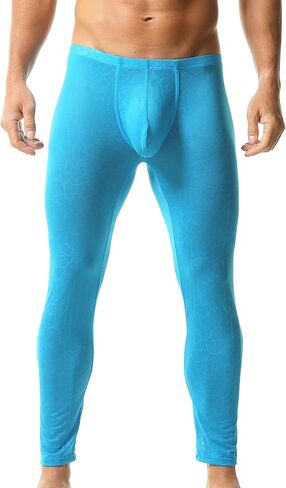 طماق Activewear رجالي انظر من خلال السراويل الضيقة الطويلة الصلبة الدانتيل طماق اليوغا السراويل in Kuwait