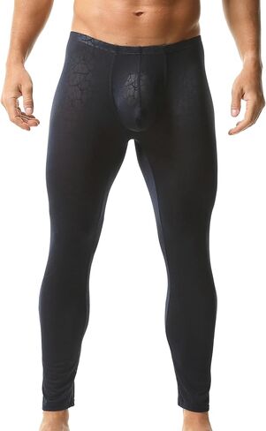 طماق Activewear رجالي انظر من خلال السراويل الضيقة الطويلة الصلبة الدانتيل طماق اليوغا السراويل in Kuwait