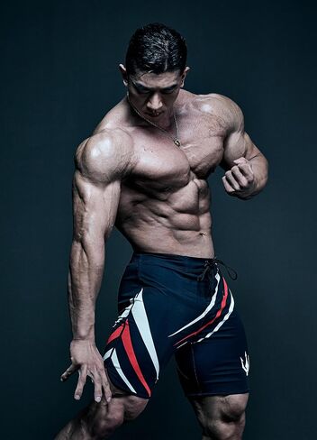 FIED IFBB شورت اللياقة البدنية للرجال مقاس 15 بوصة، سروال كمال الأجسام، سريع الجفاف in Kuwait