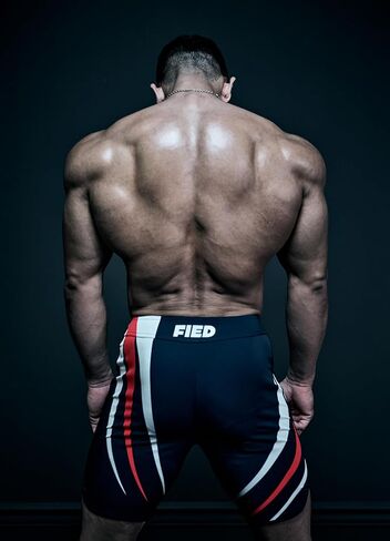 FIED IFBB شورت اللياقة البدنية للرجال مقاس 15 بوصة، سروال كمال الأجسام، سريع الجفاف in Kuwait