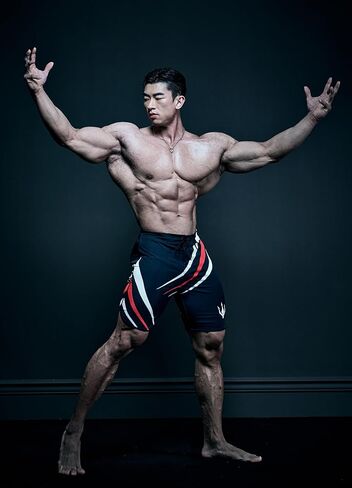 FIED IFBB شورت اللياقة البدنية للرجال مقاس 15 بوصة، سروال كمال الأجسام، سريع الجفاف in Kuwait