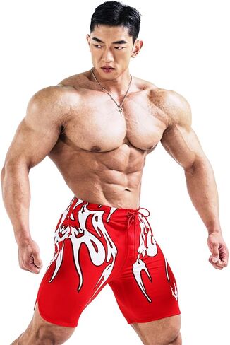 FIED IFBB شورت اللياقة البدنية للرجال مقاس 15 بوصة، سروال كمال الأجسام، سريع الجفاف in Kuwait
