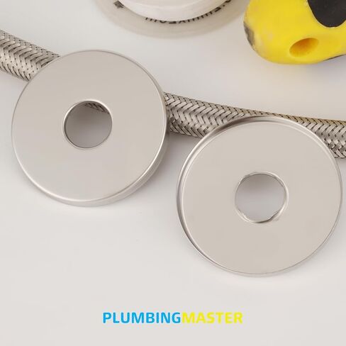 1/2 Inch Modern Shower Arm Flange,Universal Replacement Escutcheon Cover Plate Round Escutcheon Cover Plate for Shower Head Arm（10pcs） in Saudi Arabia