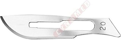 Scalpel Blade No 20 No 23 200 Pcs 100/100 Plus Handle No 4 Dermaplaning Dental Cynamed in Saudi Arabia