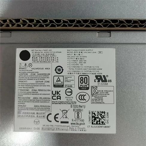 1pc 400W Power Supply PSU L76557-001 L76557-003 for 280 288 285 480 600 680 800 G4 G5 MT PA-3401-2HA DPS-400AB-43A in Saudi Arabia
