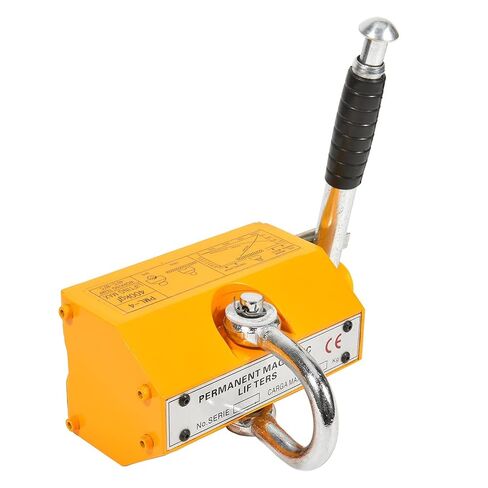Permanent Magnetic Lifter 880 lbs Pulling Capacity, 400 KG Heavy Duty Crane Magnetic Lifter Hoist Lifting with Hexagon Wrench Used in Shop Crane and Hoist, for Lifting Plate Steel Board in Saudi Arabia