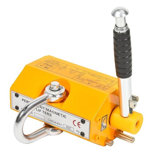 Permanent Magnetic Lifter 880 lbs Pulling Capacity, 400 KG Heavy Duty Crane Magnetic Lifter Hoist Lifting with Hexagon Wrench Used in Shop Crane and Hoist, for Lifting Plate Steel Board in Saudi Arabia