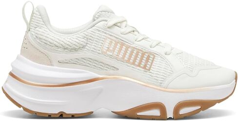 حذاء رياضي نسائي من PUMA Divine، مقاس 8.5 B(M) US، رمادي-ذهبي in Saudi Arabia