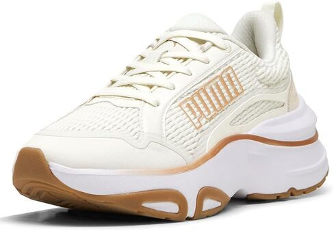 حذاء رياضي نسائي من PUMA Divine، مقاس 8.5 B(M) US، رمادي-ذهبي in Saudi Arabia