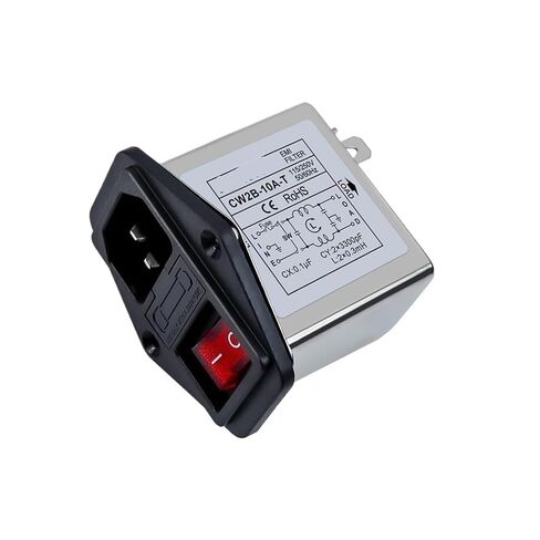 مرشح طاقة التيار المتردد أحادي الطور CW3 CW4L2 10A 20A 30A-S/T AC220V مرشح مرحلة واحدة (CW4L2-20A -R 20A سطح المكتب الطرفي) in Kuwait