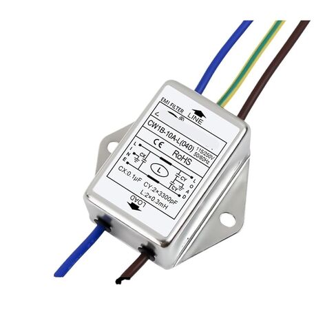 مرشح طاقة التيار المتردد أحادي الطور CW3 CW4L2 10A 20A 30A-S/T AC220V مرشح مرحلة واحدة (CW4L2-20A -R 20A سطح المكتب الطرفي) in Kuwait