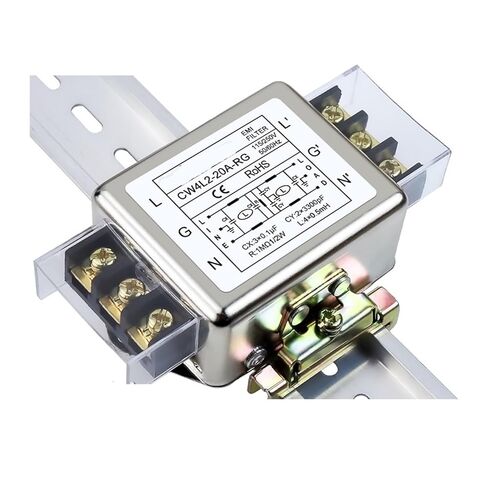 مرشح طاقة التيار المتردد أحادي الطور CW3 CW4L2 10A 20A 30A-S/T AC220V مرشح مرحلة واحدة (CW4L2-20A -R 20A سطح المكتب الطرفي) in Kuwait