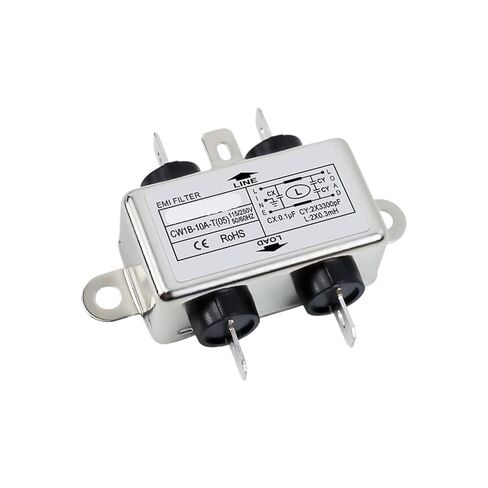 مرشح طاقة التيار المتردد أحادي الطور CW3 CW4L2 10A 20A 30A-S/T AC220V مرشح مرحلة واحدة (CW4L2-20A -R 20A سطح المكتب الطرفي) in Kuwait