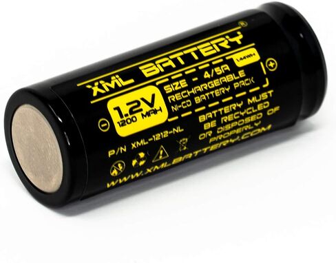 (5 عبوات LITHONIA ELB-1210N KR1200AUL SANYO ELB-1201N LITHONIA ELB1201N ELB1210N KR-1200AUL 1.2 فولت 1200 مللي أمبير Ni-CD بديلة لإضاءة الطوارئ لعلامة الخروج... in Kuwait