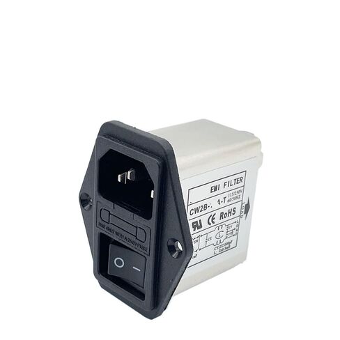 Power Filter DC Switch 220V10A Power Purifier Socket Type CW2B-10A-T(CW2B -10A- T with red Light) in Saudi Arabia