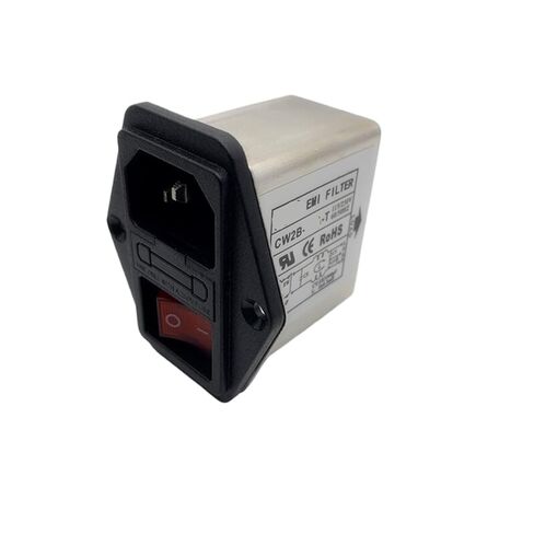 Power Filter DC Switch 220V10A Power Purifier Socket Type CW2B-10A-T(CW2B -10A- T with red Light) in Saudi Arabia