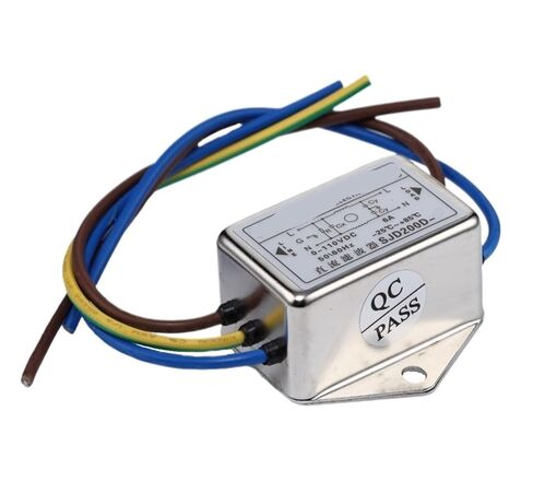 مرشح تيار مستمر 12 فولت 24 فولت لتنقية الطاقة 110 فولت SJD210D-10A 20A 30A (SJD210D -30A برغي قسم واحد) in Kuwait