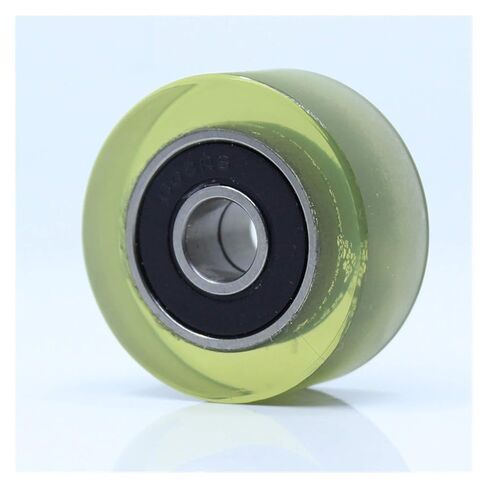 Power Transmission Products PU 608 Bearing 8x28x14mm Shaft 8mm PU Pulley Roller with Two Bearings Low Noise Polyurethane Guiding Wheel Pinch Roller Ball Bearings(10Pcs) in Saudi Arabia