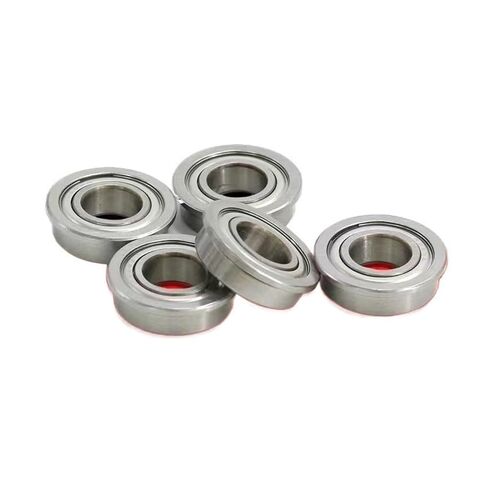 5PCS P5 Flange Bearings F6000/F6001/F6002/F6003/F6004/F6005/F6006/F6007 ZZ/RS High Speed Flanged Ball Bearing(F6001ZZ 12x28x8mm) in Saudi Arabia