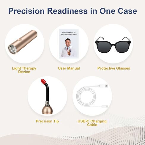 Red Light Therapy and Near Infrared Light Therapy Device, Portable Handheld LED Facial & Body Care Cold Sore Wand with 660nm 810nm 850nm 940nm Wavelengths, for Joints & Muscles Wellness Support in Saudi Arabia