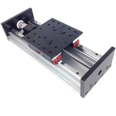 Z axis Motion Table CNC Sliding Stage Travel 100-2000mm HGR15 Linear Guides SFU1605 SFU1610 Ball Screw Support Step Servo Motor(SFU1605 for Nema 23,500mm) in Saudi Arabia