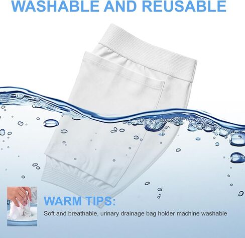 Catheter Leg Bag Holder Soft Catheter Sleeve Stay in Place Urine Bags Foley Leg Bag Holder Strap for Men or Women Catheter Stabilization Device (L) in Saudi Arabia