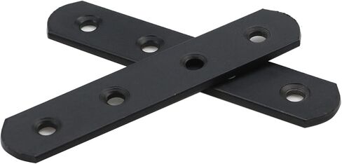T Tulead Metal Brackets 4-Hole Brace Straight Dresser Mirror Brackets Flat Brace 4-Inch Length Corner Brace 10PCS with Mounting Screws in Saudi Arabia