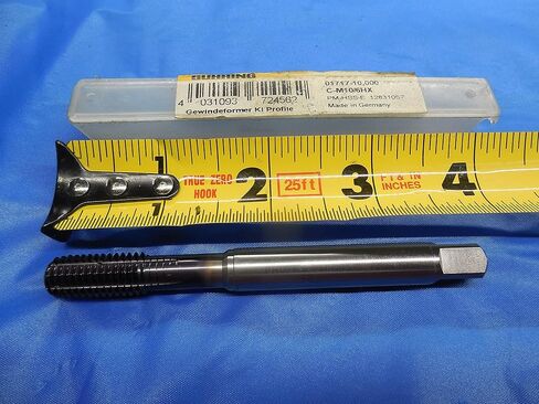 جديد GUHRING M10 X 1.5 6H HSS-E TiCN خيط سفلي لتشكيل TAP 5 FL COOLANT Thru - DW9784BU in Kuwait