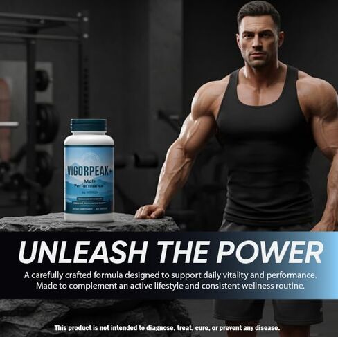 (عبوة واحدة) كبسولات Vigor Peak، حبوب مكملات VigorPeak الرسمية بمكونات ممتازة، تركيبة متقدمة لدعم تقييمات الصحة والعافية بشكل عام (60 كبسولة) in Kuwait