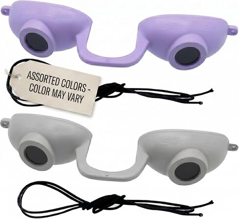 عبوتان من نظارات EVO FLEX Sunies المرنة لسرير تسمير البشرة، نظارات حماية العين من الأشعة فوق البنفسجية (أسود)، متوافقة مع إدارة الغذاء والدواء الأمريكية in Kuwait