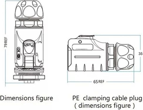 4 pin power signal circular connector male outdoor waterproof IP67 in Saudi Arabia